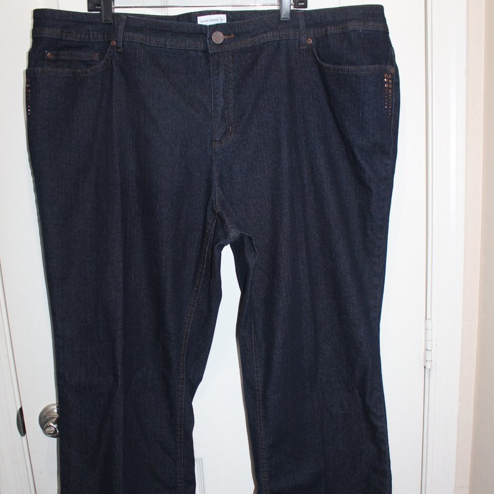 Susan graver flare women's jeans size 26W